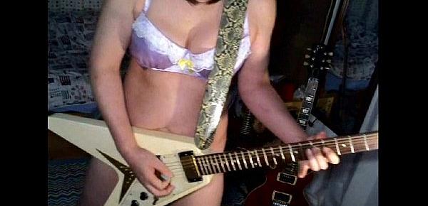  Hallowed Be Thy Name  IRON MAIDEN Guitar cover(lingerie ver.)